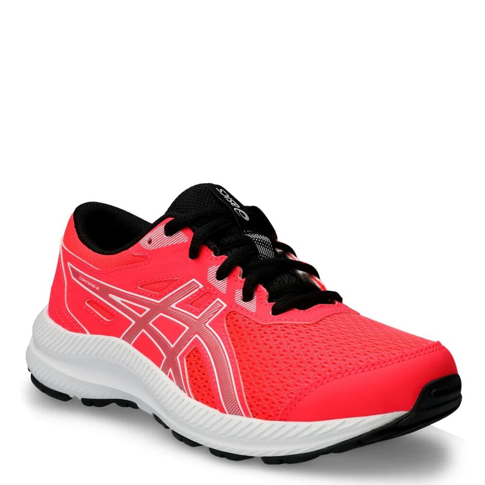 Asics Running Shoes Girls 5 Pink Contend 8 Grade School New